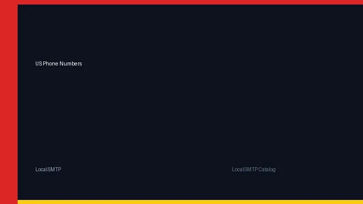 US Phone Numbers by LocalSMTP with price and secure checkout details
